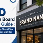 3D Sign Board Size Guide Malaysia: How Big Should Your Shopfront Sign Be? 3 3d sign board size guide malaysia